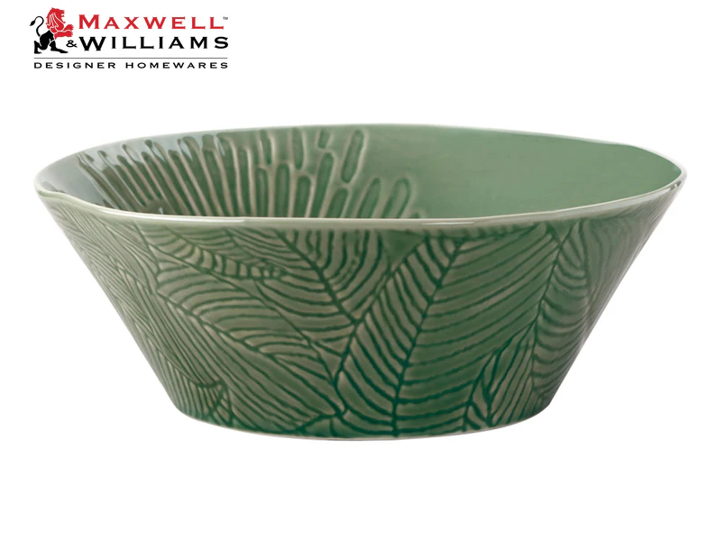 Maxwell Williams 25cm Panama Round Serving Bowl - Kiwi Green
