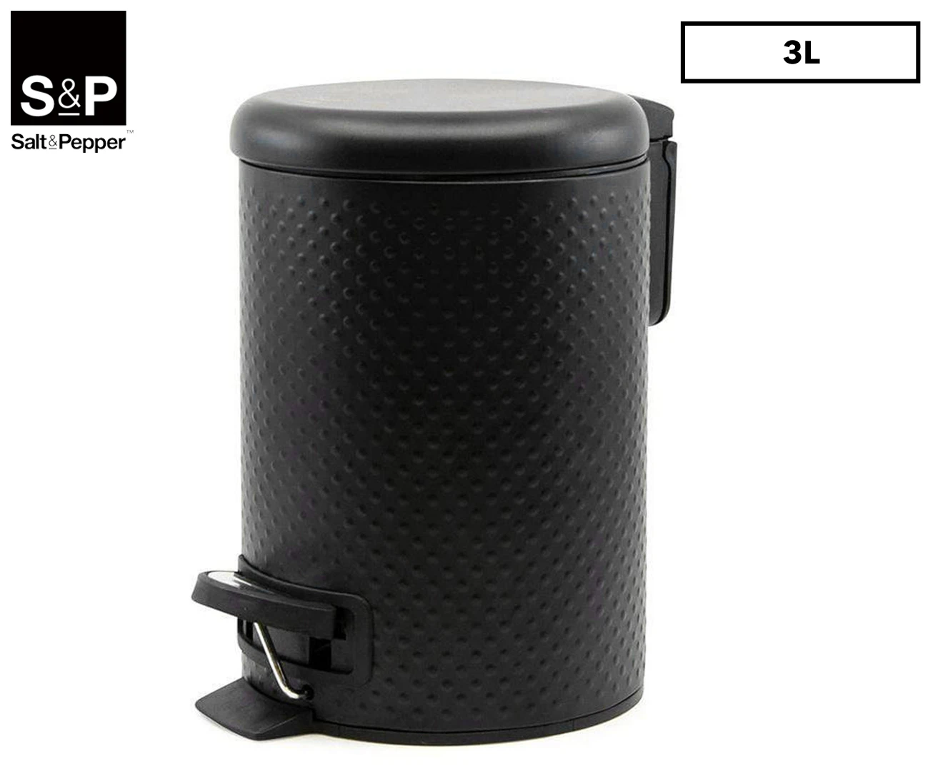 Salt & Pepper 3L Spot Pedal Bin