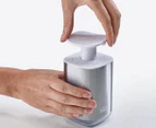 Joseph Joseph Presto Steel Hygienic Soap Dispenser - White/Silver