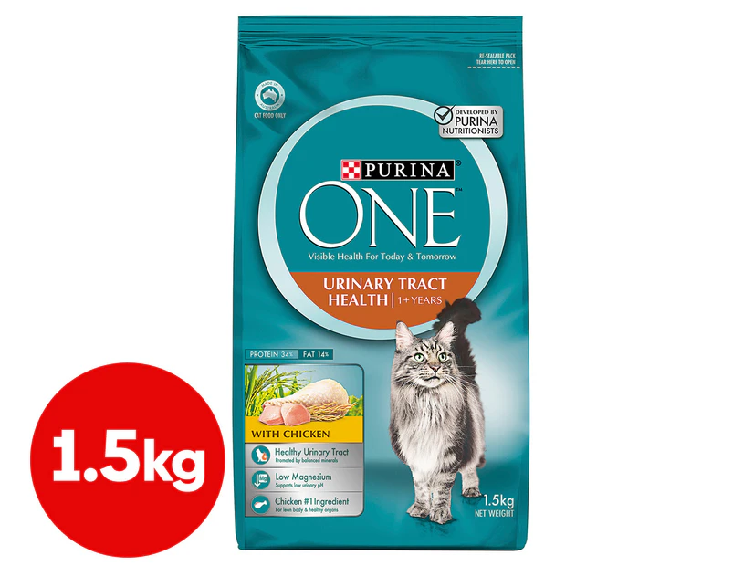 Purina One Urinary Tract Health 1+ Years Cat Food Chicken 1.5kg