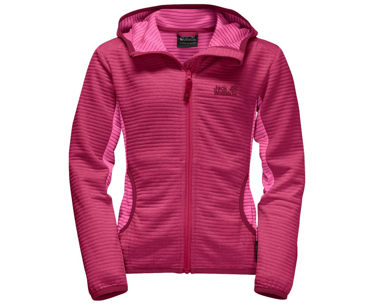 Jack Wolfskin Girl's Tongari Jacket - Azalea Red