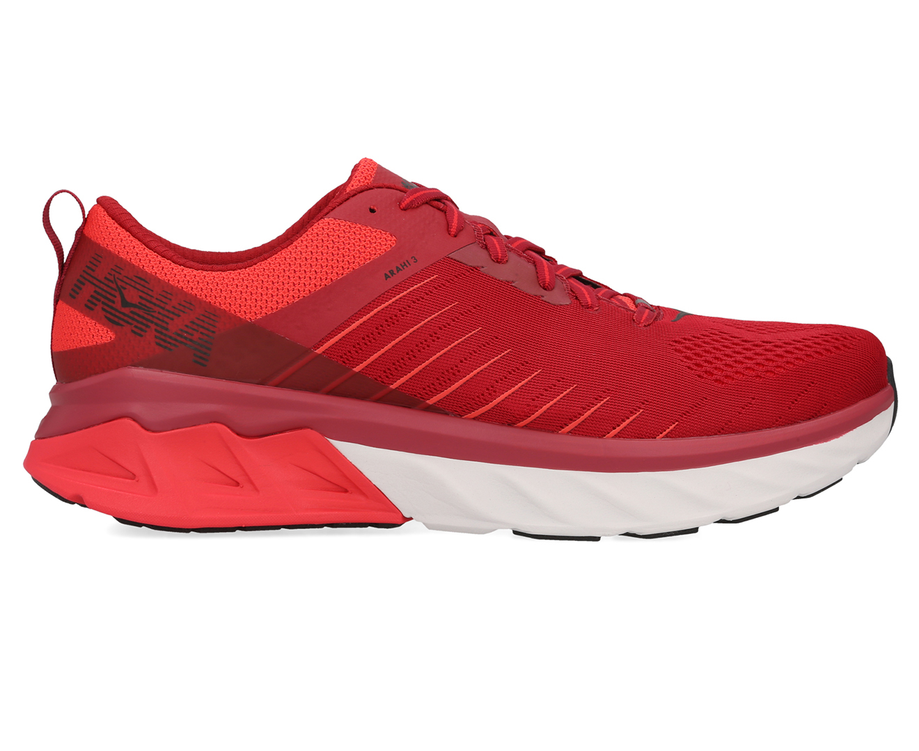Hoka One One Men's Arahi 3 Running Shoes - Red | Catch.co.nz