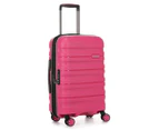 Antler Juno 2 56cm Cabin Hardcase Luggage/Suitcase - Pink