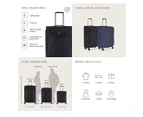 Antler Oxygen 70cm Medium Soft Luggage/Suitcase - Black