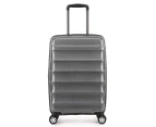 Antler Juno 56cm Metallic DLX Cabin Hardcase Luggage/Suitcase - Charcoal