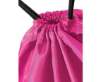 BagBase Budget Water Resistant Sports Gymsac Drawstring Bag (11 Litres) (Fuchsia) - BC2538