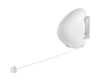 Leifheit Retractable Clothes Washing Line Hanging Laundry Wall Dryer Rollfix 80