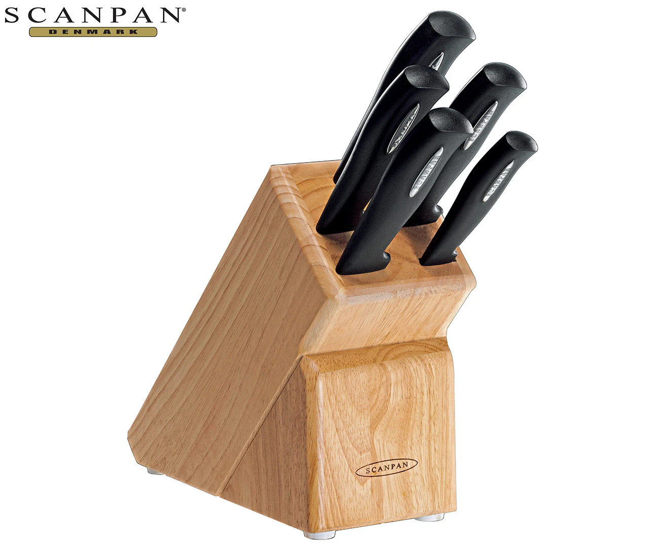 Scanpan Microsharp 6-Piece Knife Block Set