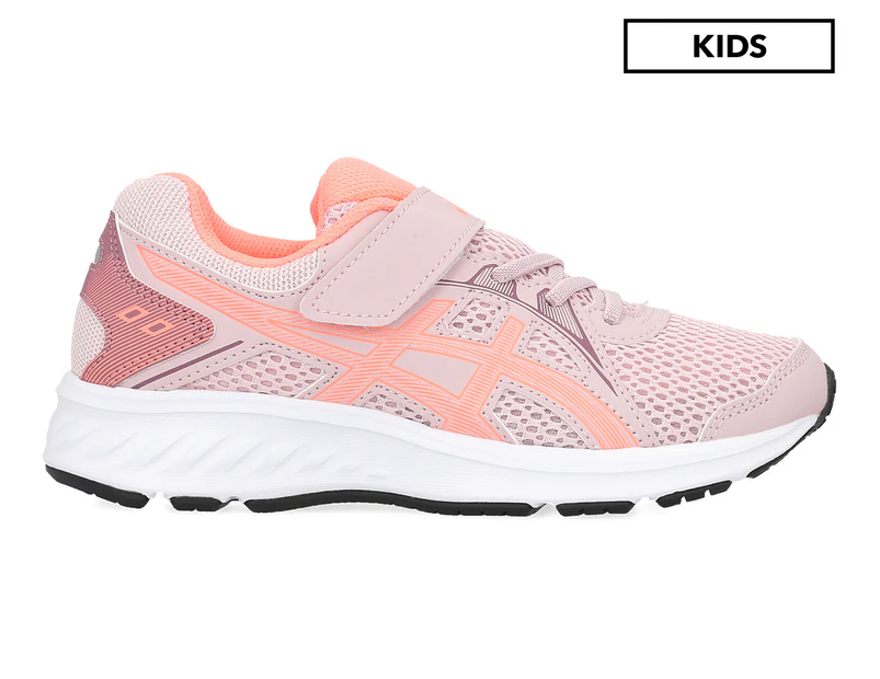 ASICS Girls' Jolt 2 Pre-School Running Sports Shoes - Watershed Rose/Sun Coral