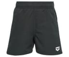 Arena Boys' Fundamentals Boxer Swim Shorts - Black/White 2