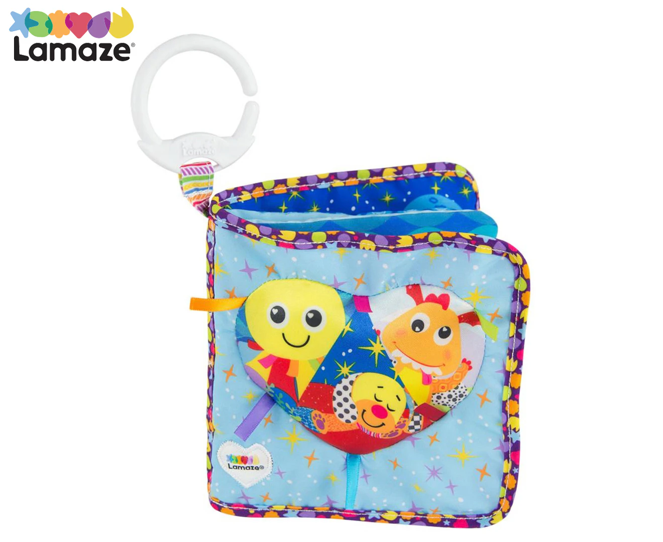 Lamaze Fun with Feelings Soft Fabric Book Baby 3m+ Educational Development Toy