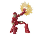 Bend And Flex Marvel Avengers Iron Man Action Figure - Red/Multi