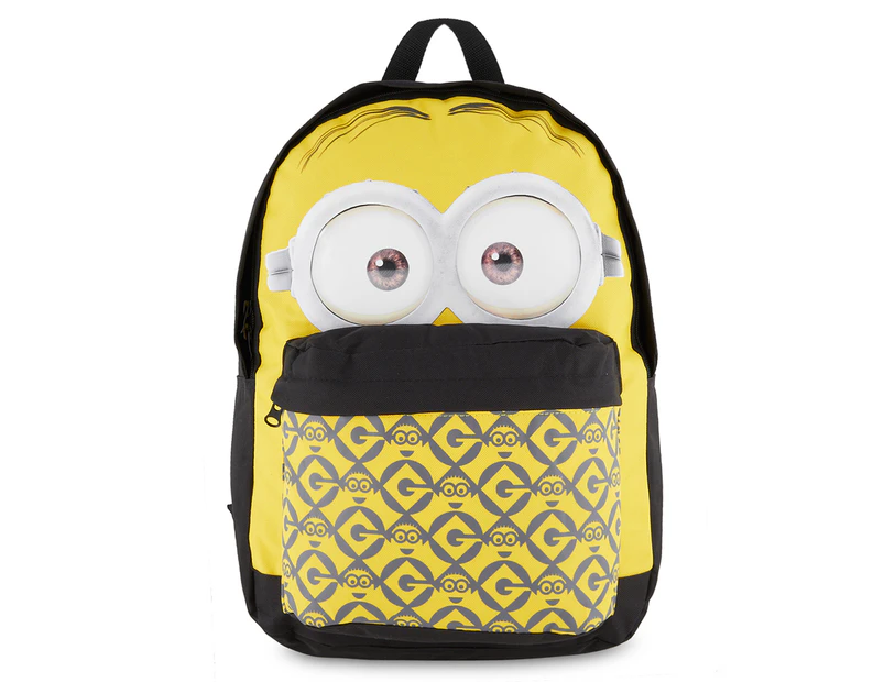 Minions 24L Dave Face Backpack - Yellow/Black
