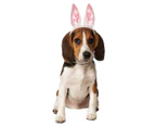 Rubie's Deerfield Bunny Ears Pet Accessory - Pink/White
