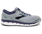 Brooks Men's Beast 18 Wide Fit (2E) Running Shoes - Grey/Navy/White