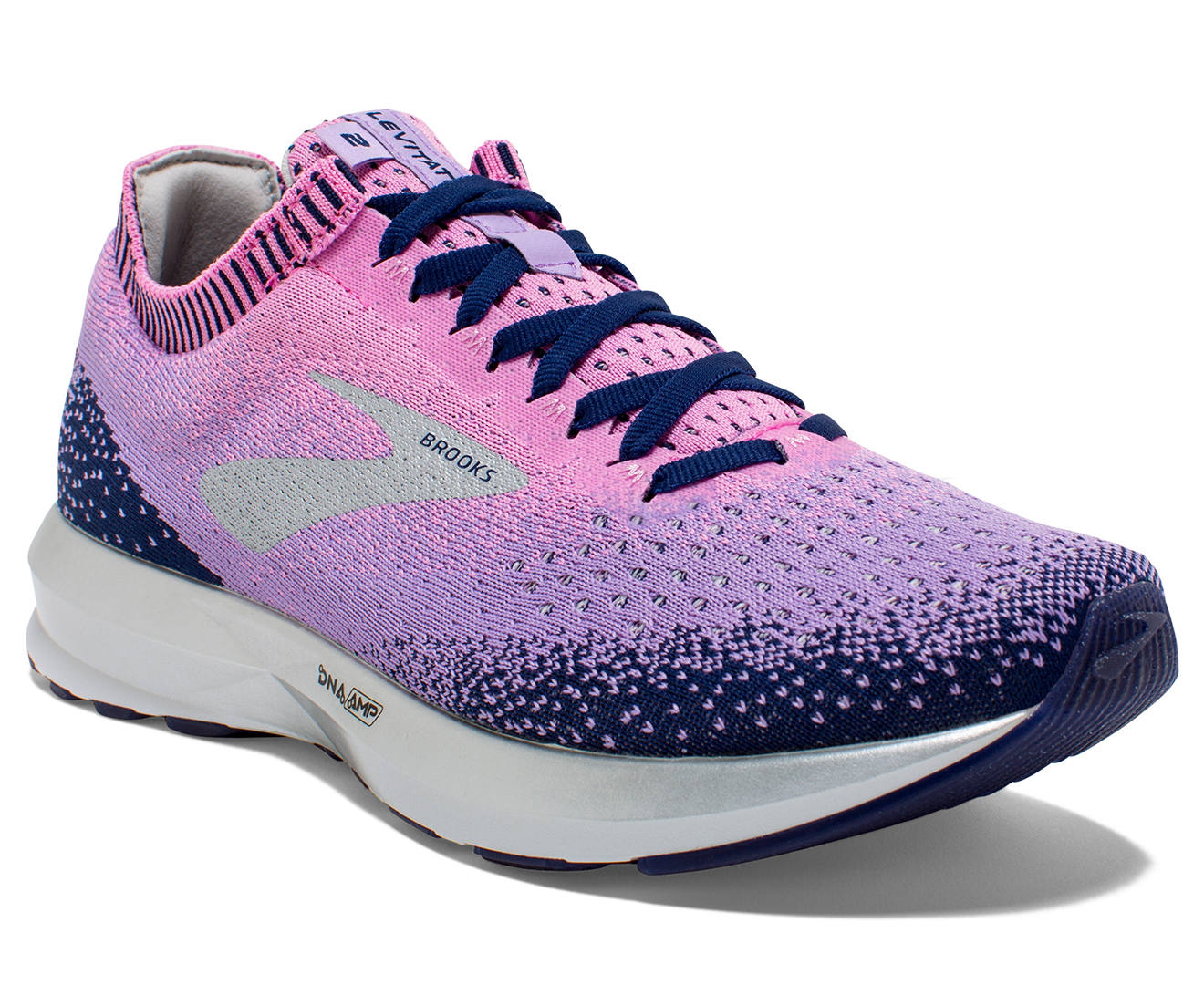 Brooks Women's Levitate 2 Running Shoes - Lilac/Purple/Navy | Catch.com.au