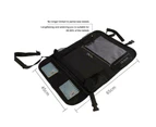 WACWAGNER 2PCS Car Back Seat Organiser iPad Pocket Holder Travel Storage Bag Organizer