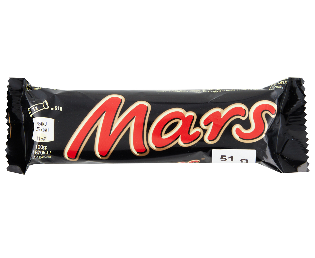 40 X Mars Chocolate Bars 51g Catchcomau