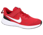 Nike Boys' Pre-School Revolution 5 Running Shoes - Gym Red/White-Black