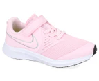Nike Girls' Pre-School Star Runner 2 Running Shoes - Pink Foam/Metallic Silver