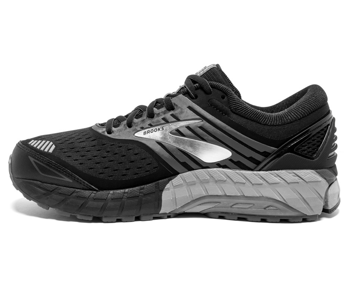 Brooks Men's Beast 18 Running Shoes - Black/Grey/Silver | Catch.co.nz