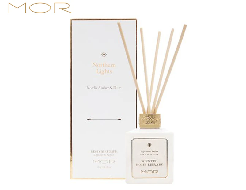 MOR Northern Lights Reed Diffuser 180g - Nordic Amber & Plum
