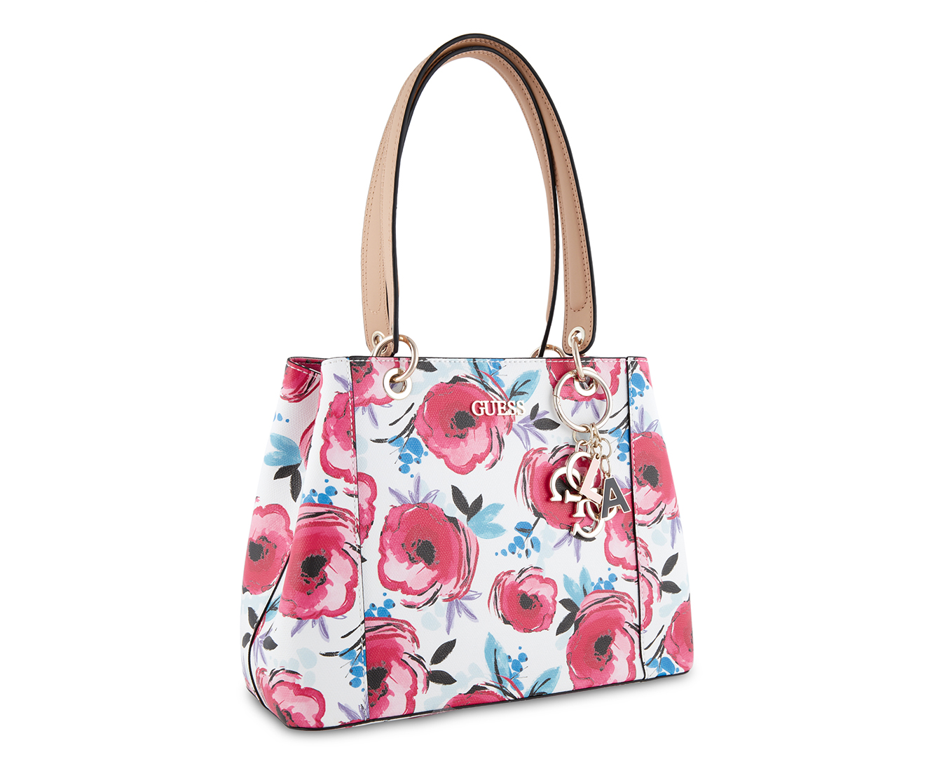 Guess floral hot sale shopper bag