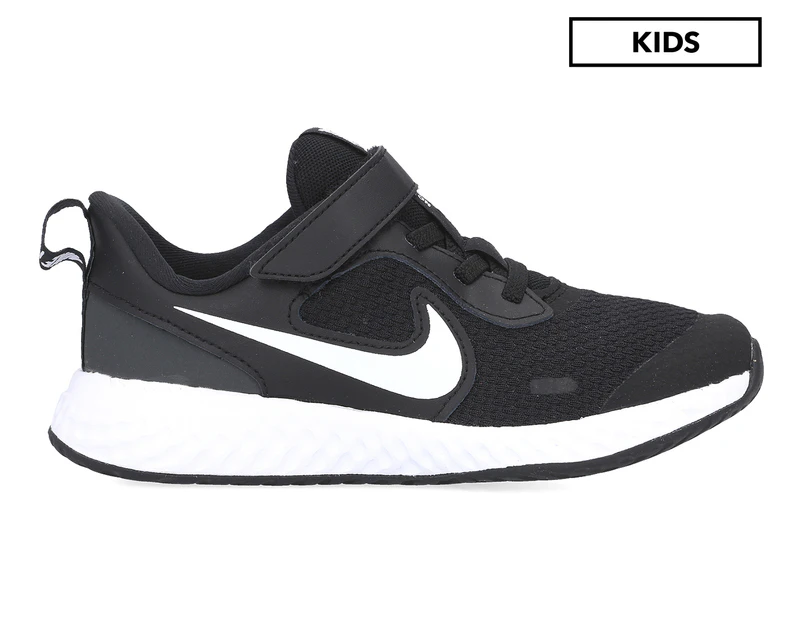 Nike Boys' Pre-School Revolution 5 Running Shoes - Black/White Anthracite
