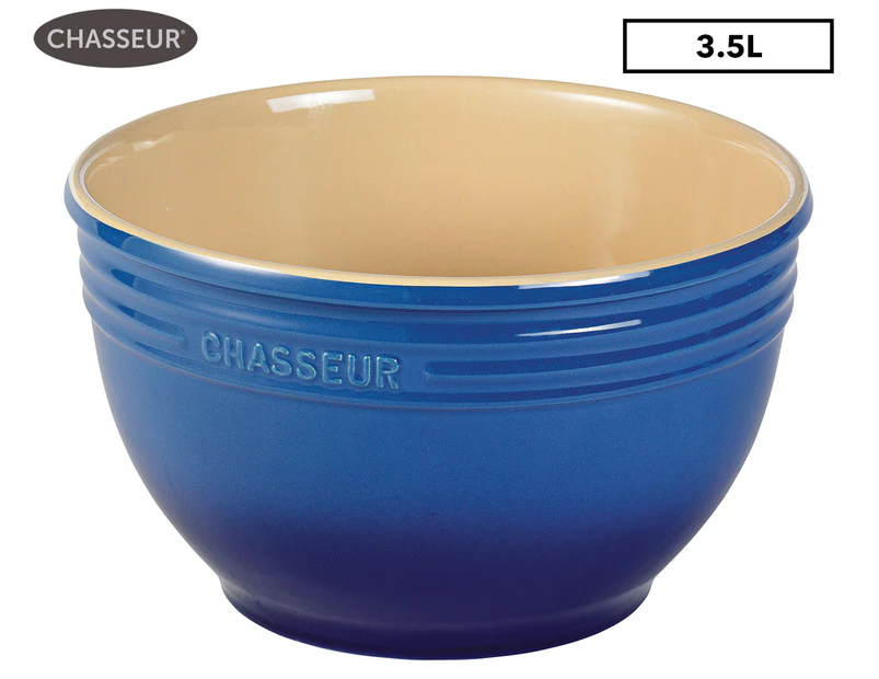 Chasseur 3.5L Medium Stoneware Mixing Bowl - Blue