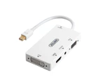 Unitek Mini DisplayPort to HDMI/DVI/VGA/Audio Converter Cable Adapter Y-6354