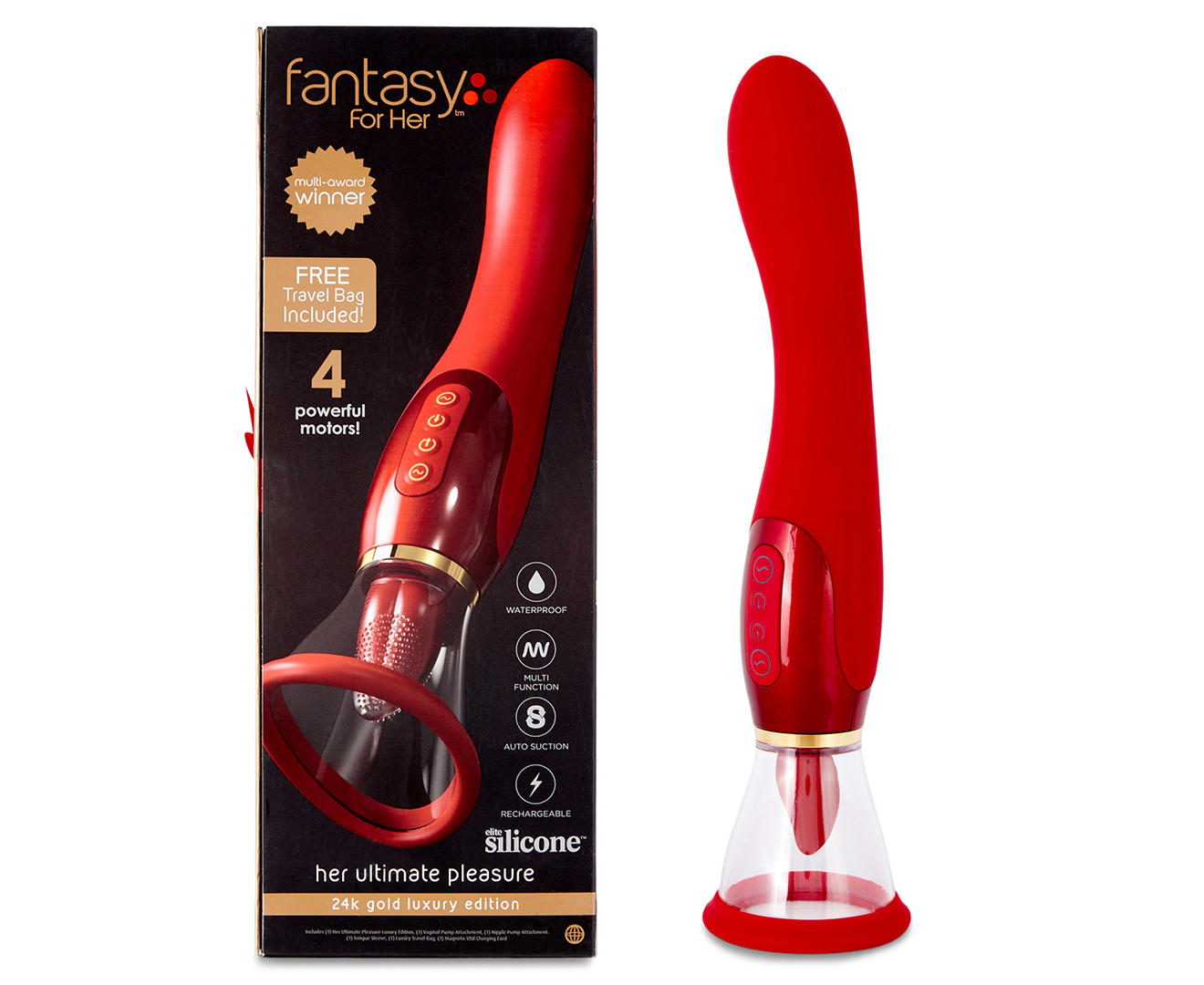 Fantasy For Her Ultimate Pleasure 24k Gold Luxury Edition | Catch.co.nz