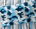 Kid's Workshop Army Single Bed Quilt Cover Set - Navy