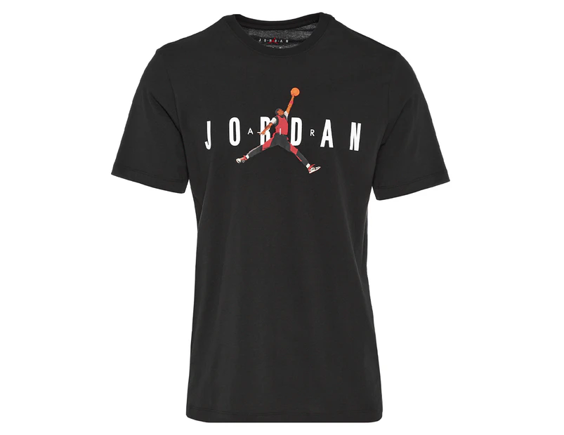 Nike Men's Jordan The Man Crew Tee / T-Shirt / Tshirt - Black