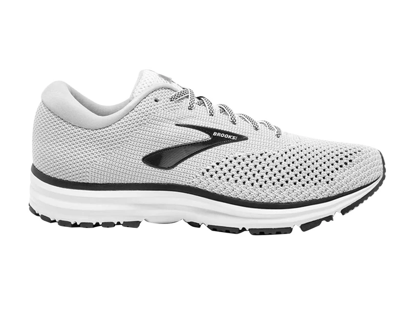 Brooks Men's Revel 2 Running Shoes - White/Grey/Black