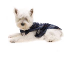 Blue Tartan Dog Pyjamas 80cm