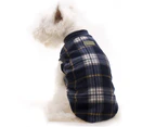 Blue Tartan Dog Pyjamas 80cm