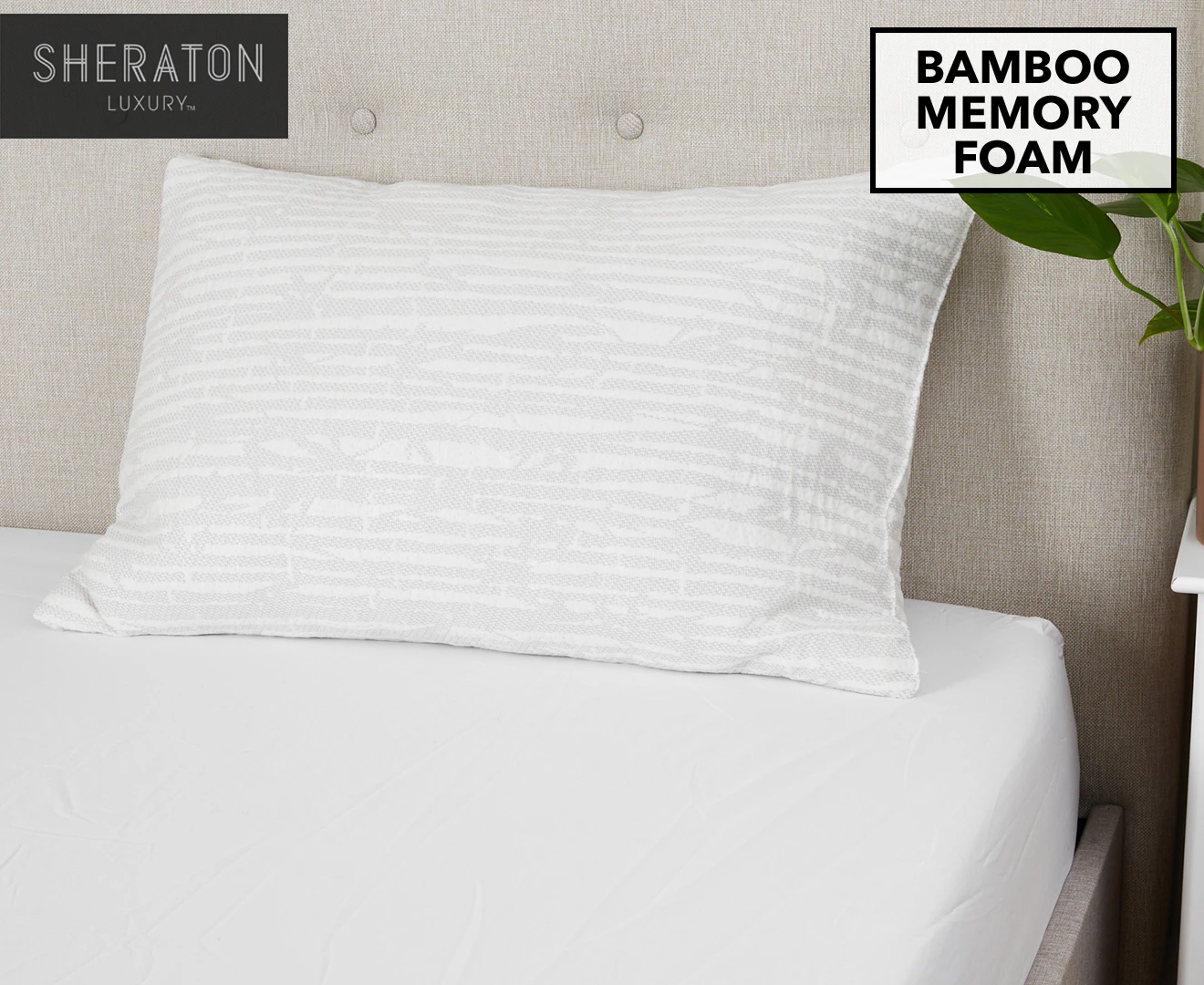 Sheraton Luxury Bamboo Memory Foam Pillow