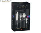 Scanpan 16-Piece Spectrum Cutlery Set - Black/Silver