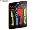 Spectrum 4pc Cheese Knife Set Coloured/Grey