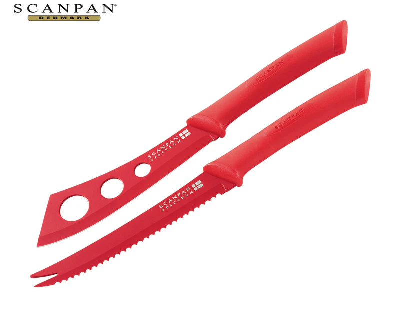 Scanpan 2-Piece Cheese/Pâté Knife Set - Red