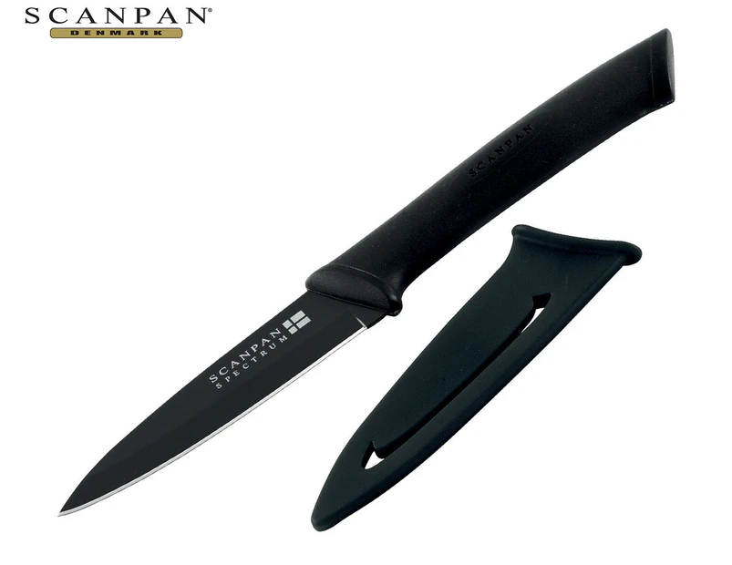 Scanpan 9cm Spectrum Soft Touch Utility Knife - Black