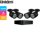 Uniden Guardian DVR 4-Channel Security System w/ 960H Technology & 4 Outdoor Cameras