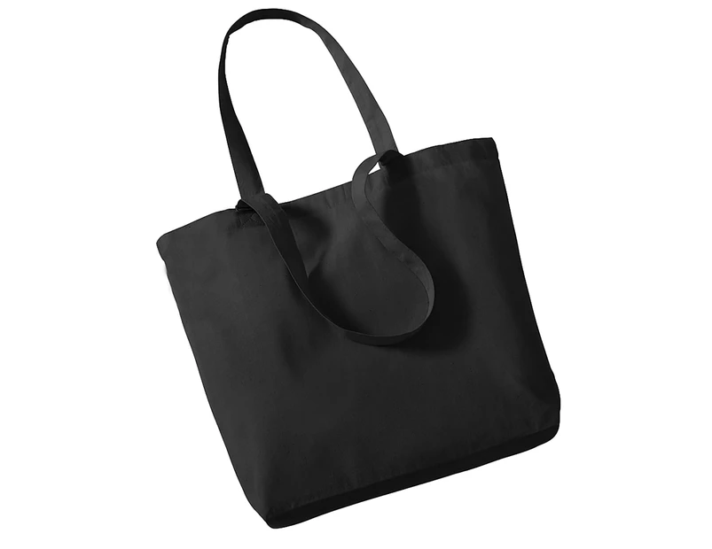 Westford Mill Organic Cotton Shopper Bag - 16 Litres (Black) - BC1221