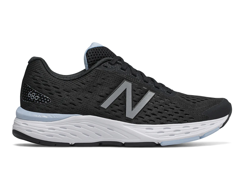 New Balance Women's 680v6 Wide Fit (D) Running Shoes - Black