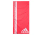 Adidas Large Sport Towel - Shock Red/White