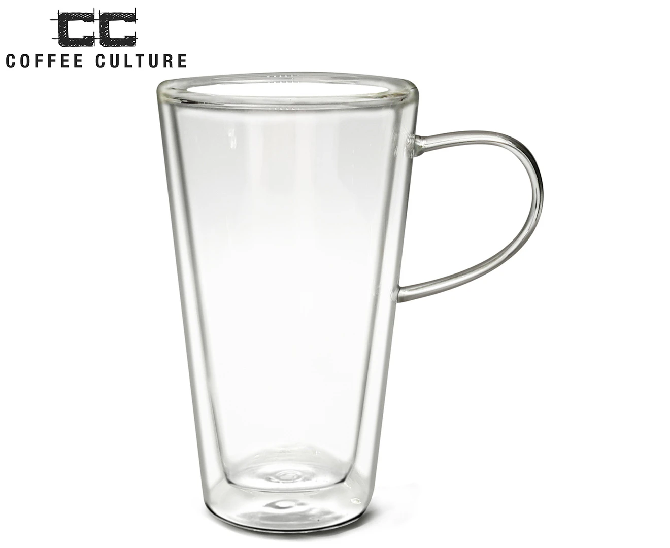 Set of 4 Coffee Culture 250mL Amelia Double Walled Glass - Clear