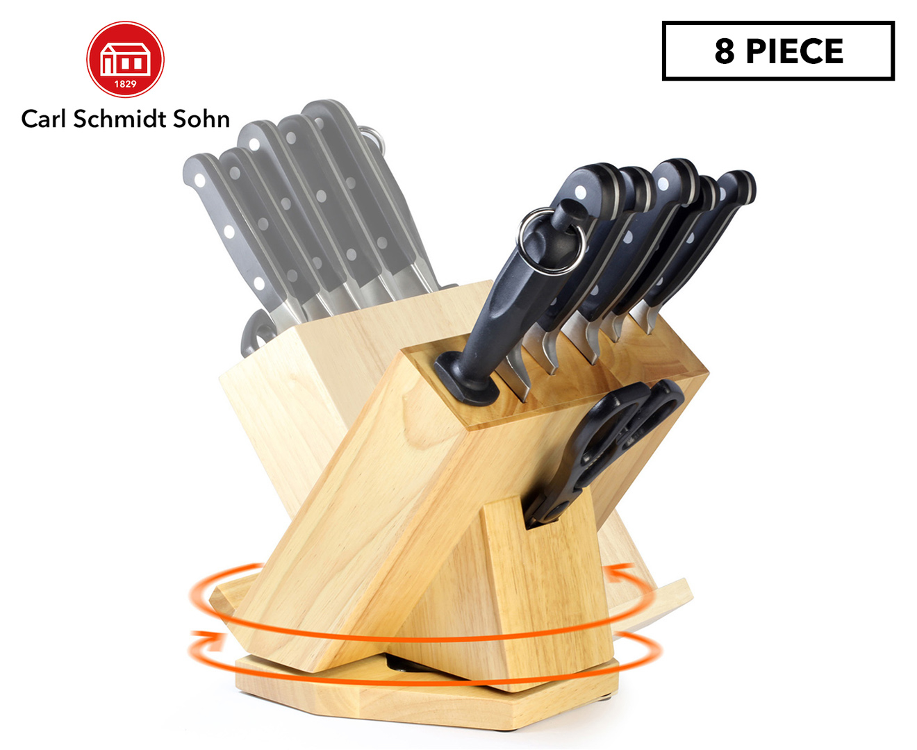 Carl Schmidt Sohn 6-Piece Premium Knife Block Set