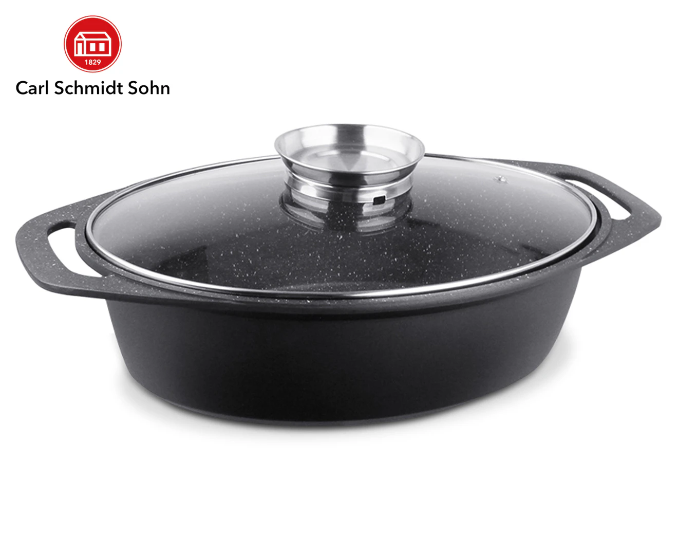 Carl Schmidt Sohn 5L Marburg Non-Stick Casserole Pot w/ Aroma Lid