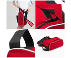 Quadra Teamwear Shoe Bag - 9 Litres (Pack of 2) (Classic Red/Black/White) - BC4266