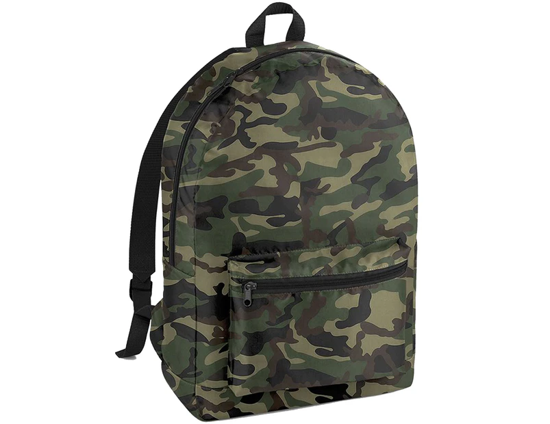 Bagbase Packaway Backpack (Jungle Camo/Black) - BC4019